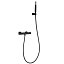 Grifo de baño termostático Monza negro mate de Imex